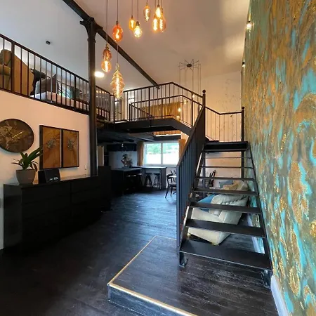 公寓 Bahnhofsoase - Wellness & Am Krufter Bahnhof