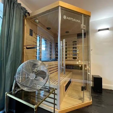 Bahnhofsoase - Wellness & Am Krufter Bahnhof 아파트 Kruft