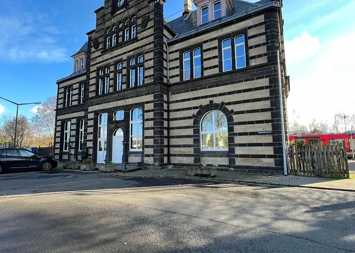 公寓 Bahnhofsoase - Wellness & Am Krufter Bahnhof Kruft