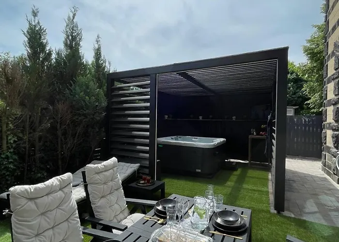 公寓 Bahnhofsoase - Wellness & Am Krufter Bahnhof