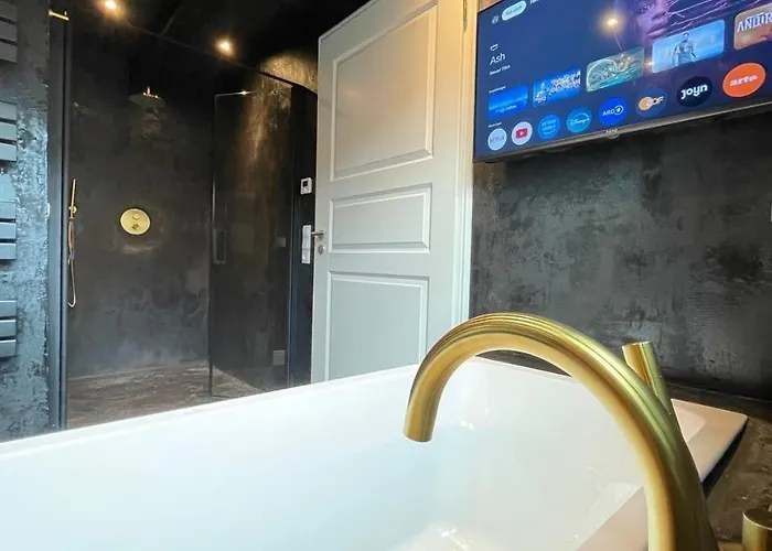 公寓 Bahnhofsoase - Wellness & Am Krufter Bahnhof *